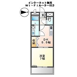 プリヴェール 1階