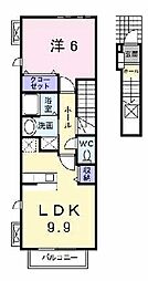 スタビリタ 1LDKの間取図画像