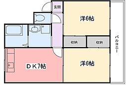 第一青山ハイツ 2階/B-2