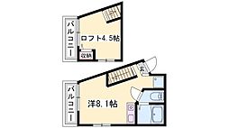 ベルフラワー岡町 2階/201