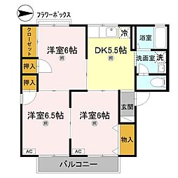 シャトルSK A棟・B棟 1階