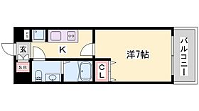 3階 / 1K / 26.65㎡