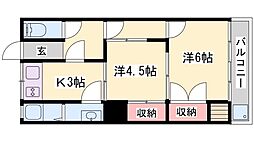 網干コーポ 3階/302