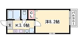 エトランス西庄 2階/204