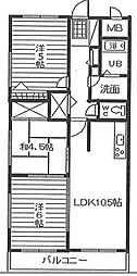 ファミリアコート 3LDKの間取図画像