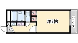 レオパレスアーバンフラッツK 1Kの間取図画像