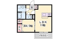 グレイス 102 ｜ 兵庫県姫路市的形町的形（賃貸アパート1LDK・1階・40.18㎡） その2