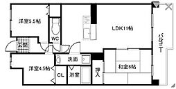 シティーガーデン広畑 3LDKの間取図画像