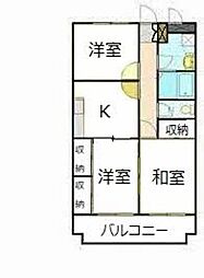 間取図画像 3K
