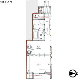 SENSE三木本町 1階1DKの間取り