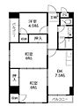 ジヴェルニー岡田7階4.8万円