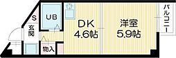 加古川ヤングパレス 1DKの間取図画像