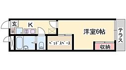 間取図画像 1K