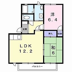フレグランス大江島B 2階