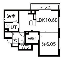 間取図画像 1LDK