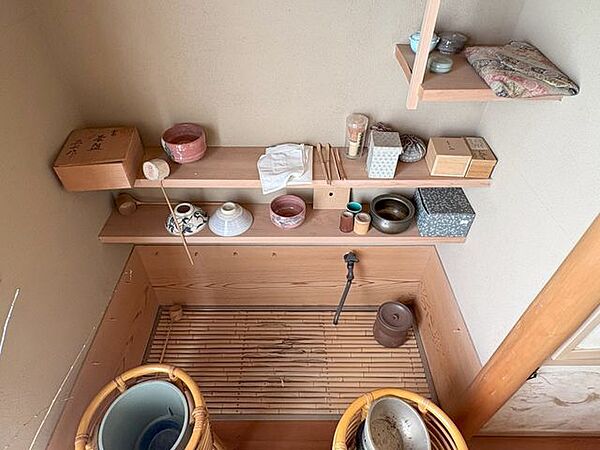 室内(2025年8月)撮影◎現地案内予約受付中！◎茶事や茶会を円滑に進めることができる水屋がございます！