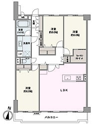 ダイアパレス輝国 3LDKの間取図画像