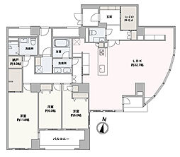 アトモスももち 3SLDKの間取図画像