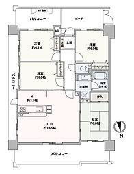 アンピール今宿アクアヴィラ 4LDKの間取図画像