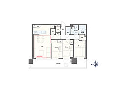 シティタワーズ東京ベイイーストタワー 3LDKの間取図画像