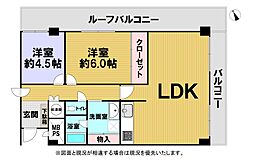 ライオンズマンション澄川 2LDKの間取図画像