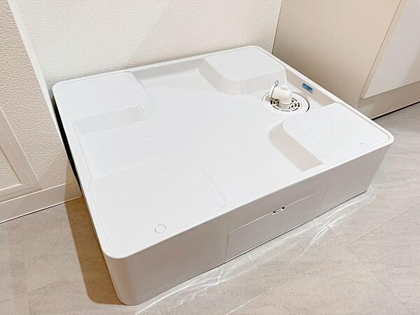 高さのある洗濯パンのため、振動や騒音の軽減にもなります。