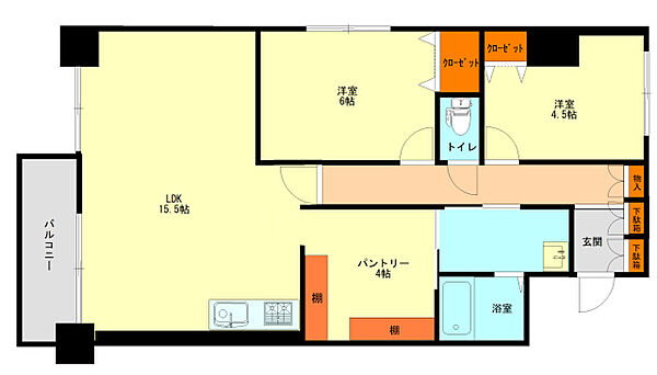 同じ建物の物件間取り写真 - ID:201021600618