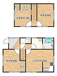 前橋市青柳町　戸建て 3LDKの間取り
