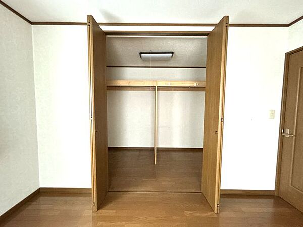 2階西側洋室のウォークインクローゼットです。