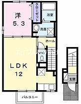 岡山県倉敷市浜町1丁目（賃貸アパート1LDK・2階・43.32㎡） その2