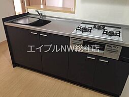 水島臨海鉄道 球場前駅 徒歩8分の賃貸アパート 2階2LDKのリビング/ダイニング