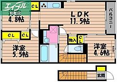 物件の間取り