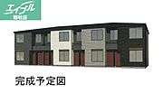 新倉敷駅よりバス8分 徒歩8分 1階 新築の賃貸物件