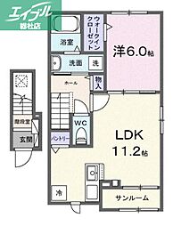 JR山陽本線 新倉敷駅 徒歩22分 2階/-