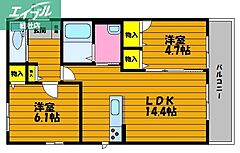 物件の間取り