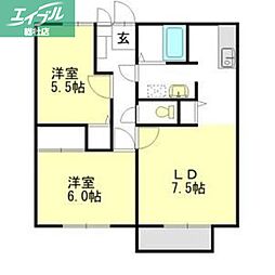 JR山陽本線 西阿知駅 徒歩13分 2階/-