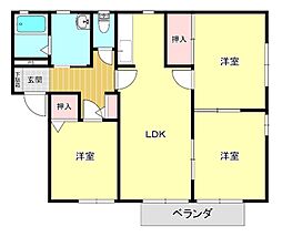 間取図画像 3LDK