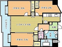ニューサンリバー12番館 5階