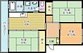 森田マンションNo.32階3.9万円