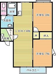 フレグランス常盤　B棟 1階