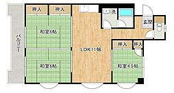 オアシス若園III 4階