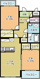 ブランルージュ桜 3階