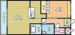 フルーリールドゥ 2階