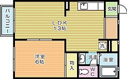 リヴァー下到津 2階