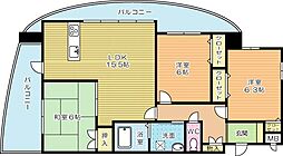 サンシャイン真鶴リバーサイド 3LDKの間取図画像