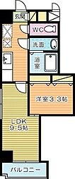 堺町センタービル 1LDKの間取図画像