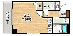 アグリード下曽根2 ワンルームの間取図画像
