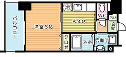 FeLt127 1Kの間取図画像