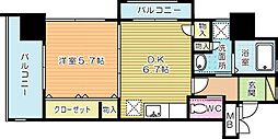 Felt1113 1DKの間取図画像