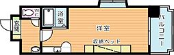 アンシャンテ北方 ワンルームの間取図画像